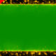 Golden particle border video frame templet - Greenscreen video freegraphics