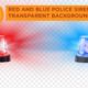 Red And Blue beacon light, Police Siren Transparent Background - Greenscreenvideo freegraphics