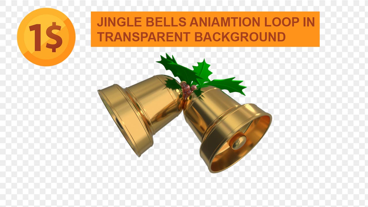 Jingle bells animation loop with transparent background with music – The  Free GFX