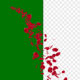 Rose Petals falling from side alpha and Greenscreen Video - Green screen video freegraphics