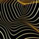 golden metalic abstract lines background loop screen server video BG - Green screen video freegraphics