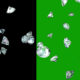 Diamonds falling green screen and alpha video - Green screen video freegraphics