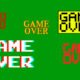 Game over animation green screen video - Green screen video freegraphics