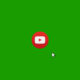 Animated Play Button Click Green Screen - Green screen video freegraphics