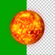 Burning sun green screen video - Green screen video freegraphics