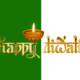 Happy Diwali text animation, Diya animation alpha, greenscreen video - Green screen video freegraphics